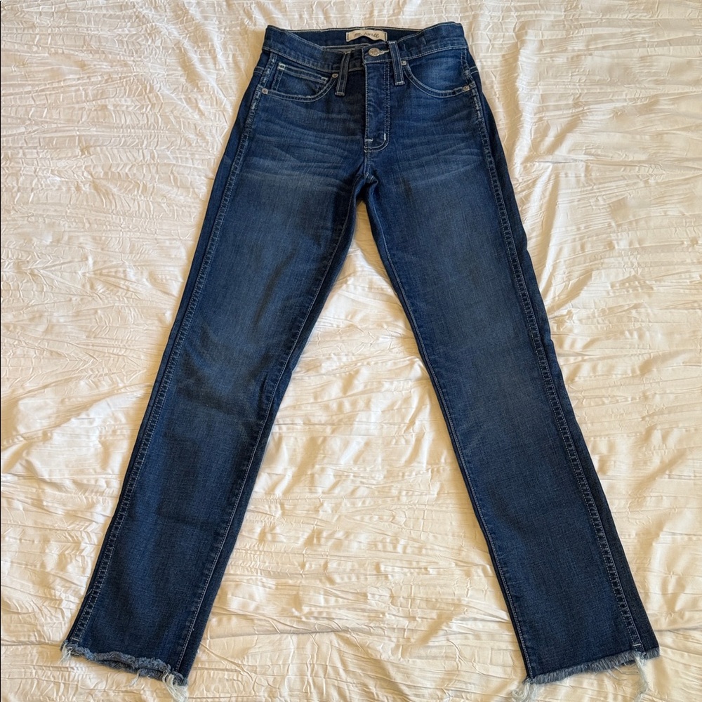 Madewell Women's High Rise Jeans - Dark Blue